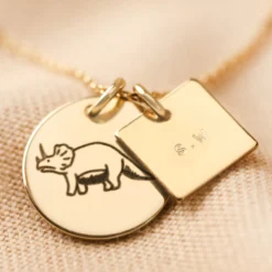 Personalised Dinosaur Disc Necklace -Jellycat Christmas Store 0v8a9909copy 900x900 1