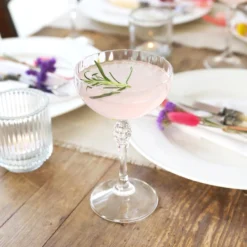 Art Deco Coupe Glass