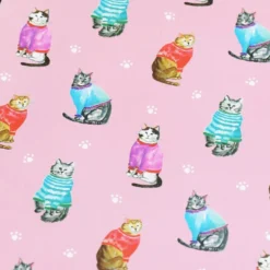 Pink Cat Print Notebook -Jellycat Christmas Store cat notebook 4x3a0552 copy2 900x900 1