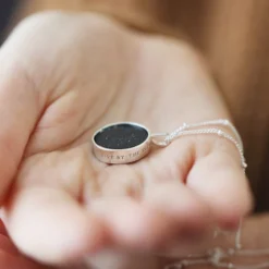 Celestial Semi-Precious Stone Pendant Necklace In Silver -Jellycat Christmas Store celestial semi precious stone pendant necklace silver 4x3a1282 900x900 1