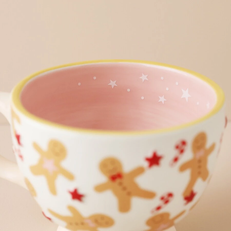 Ceramic Gingerbread Mug With Gingerbread House 7 Ceramic Gingerbread Mug With Gingerbread House - Image 5