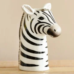 Ceramic Zebra Head Vase, H17cm 12 Ceramic Zebra Head Vase, H17cm -Jellycat Christmas Store ceramic zebra head vase0v8a9879copy 900x900 1