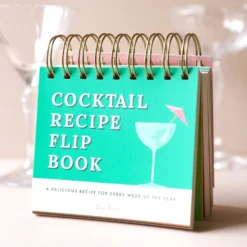 Cocktail Recipe Desktop Flip Chart