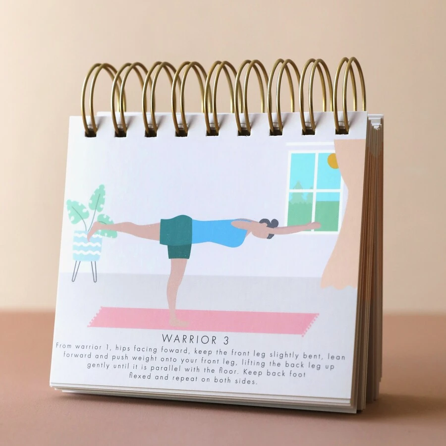 Daily Yoga Poses Desktop Flip Chart 7 Daily Yoga Poses Desktop Flip Chart - Image 5