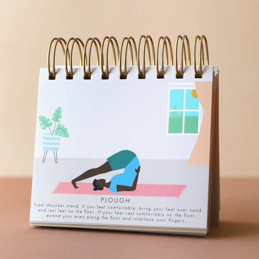 Daily Yoga Poses Desktop Flip Chart 9 Daily Yoga Poses Desktop Flip Chart - Image 7