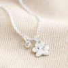 Estella Bartlett Paw Pendant Necklace In Silver -Jellycat Christmas Store estella bartlett paw pendant necklace silver 0v8a3029 900x900 1