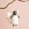 Afroart Felt Angel Mouse Hanging Decoration -Jellycat Christmas Store felt angel mouse hanging decoration 4x3a8381 900x900 1