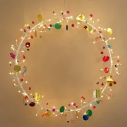 Folklore Battery Powered Light Up Wreath