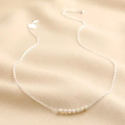Freshwater Pearl Chain Necklace In Silver 9 Freshwater Pearl Chain Necklace In Silver -Jellycat Christmas Store freshwater pearl chain necklace silver 4x3a7766 900x900 1
