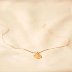 Gold Stainless Steel Coin Pendant Necklace -Jellycat Christmas Store gold stainless steel coin pendant necklace o21a8501 900x900 1