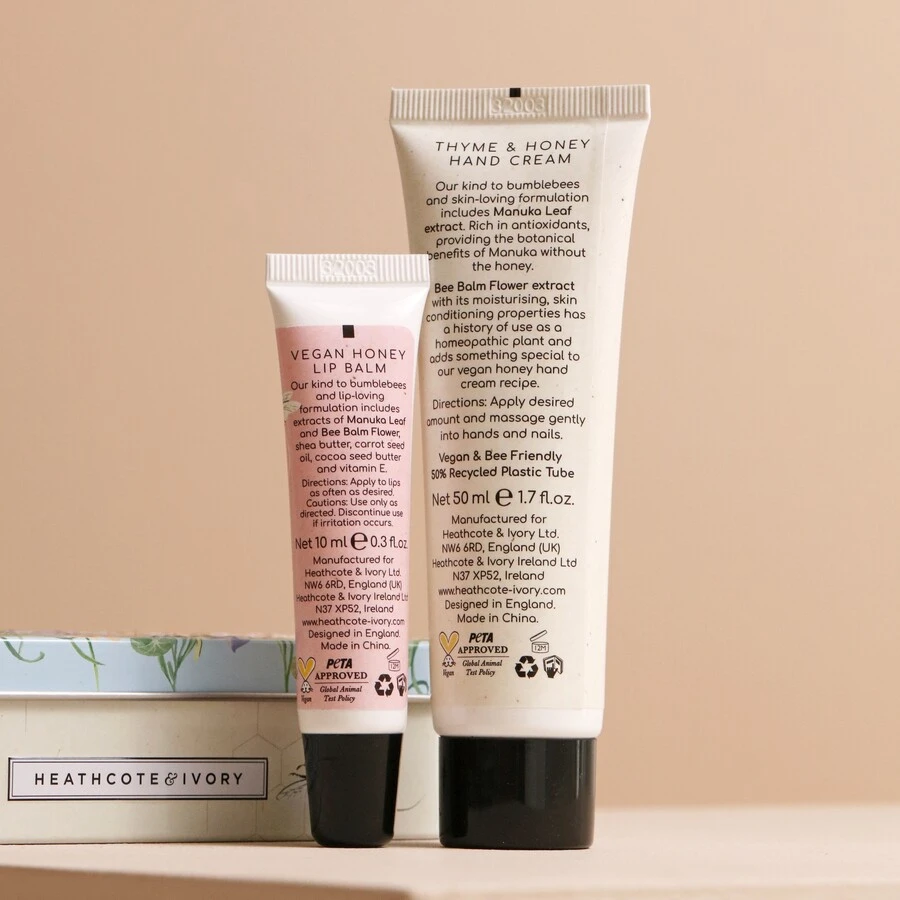 Heathcote & Ivory Busy Bees Vegan Hand And Lip Tin 7 Heathcote & Ivory Busy Bees Vegan Hand And Lip Tin - Image 5