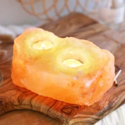 Himalayan Rock Salt Tealight Holder