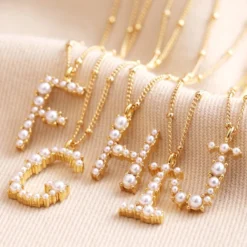 Irregular Pearl Initial Necklace In Gold -Jellycat Christmas Store irregular pearl initial necklace gold 4x3a0926 900x900 1