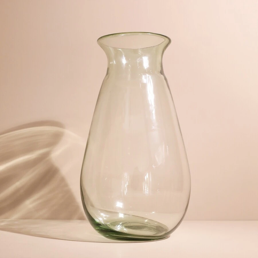 Large Glass Flower Vase, H35cm 3 Large Glass Flower Vase, H35cm