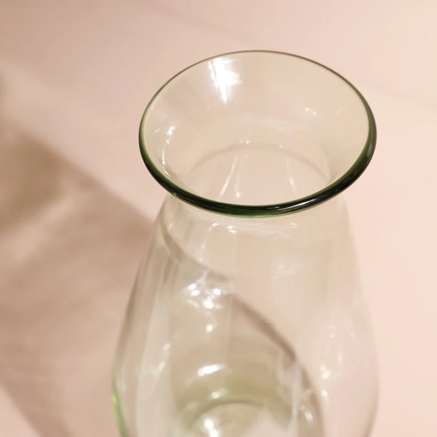 Large Glass Flower Vase, H35cm 4 Large Glass Flower Vase, H35cm - Image 2