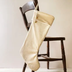 Large Starry Cream Velvet Christmas Stocking -Jellycat Christmas Store large starry cream velvet christmas stocking 4x3a0449 900x900 1