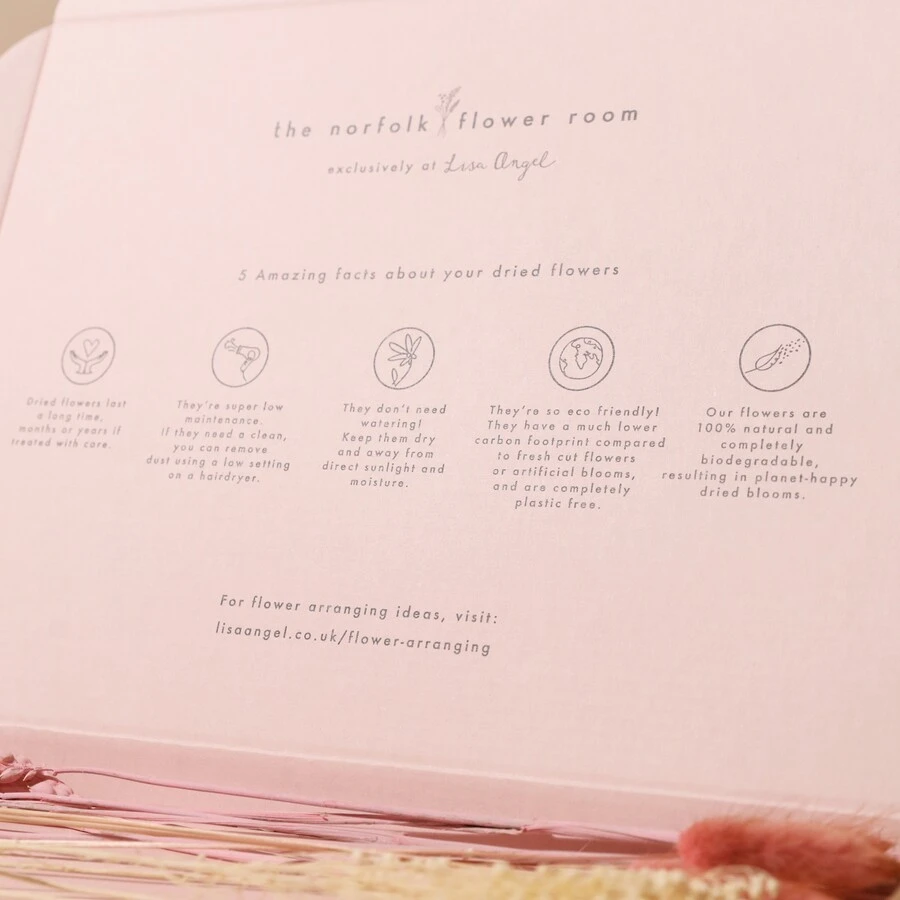 Long Stem Bright Dried Flower Letterbox Bouquet 7 Long Stem Bright Dried Flower Letterbox Bouquet - Image 5