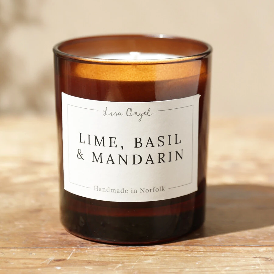 Lisa Angel Lime, Basil & Mandarin Scented Soy Candle 5 Lisa Angel Lime, Basil & Mandarin Scented Soy Candle - Image 3