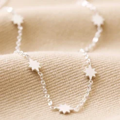 Long Starry Necklace In Silver -Jellycat Christmas Store long starry necklace silver 4x3a8337 900x900 1