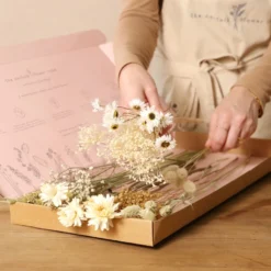 Long Stem Natural Dried Flower Letterbox Bouquet