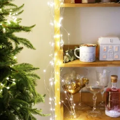 Plug In Silver Wire Waterfall String Lights 9 Plug In Silver Wire Waterfall String Lights -Jellycat Christmas Store mains powered silver wire waterfall string lights 0v8a3283 900x900 1