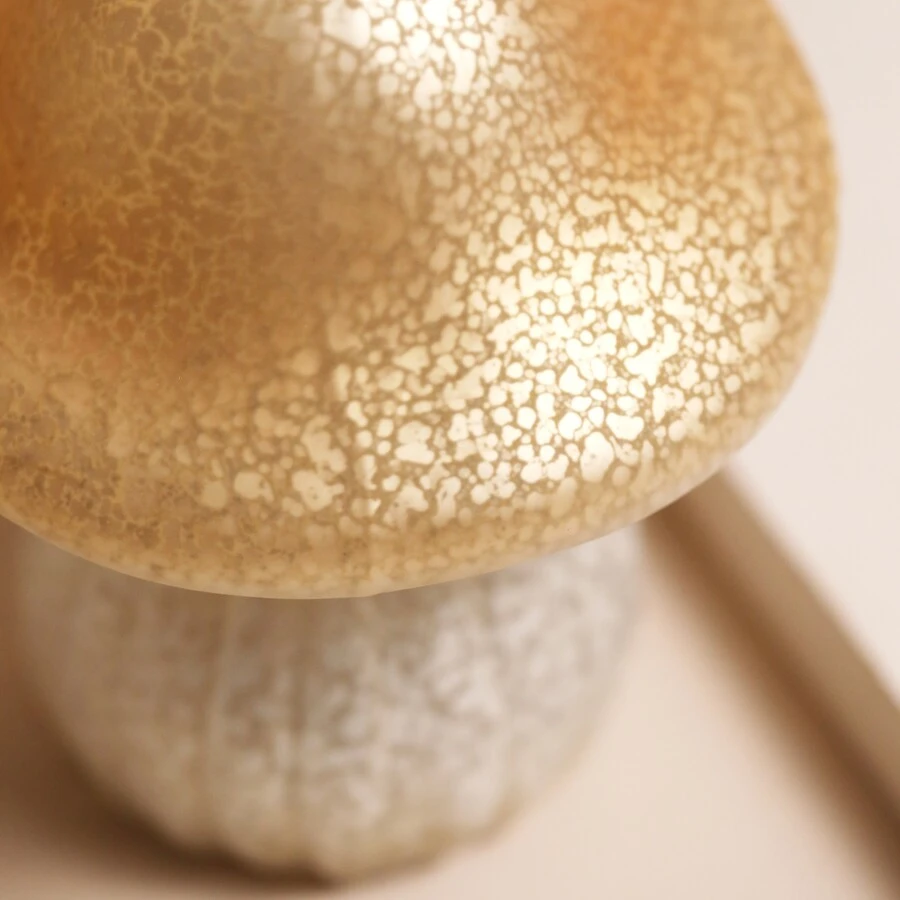 Medium Neutral Glass Mushroom Light 6 Medium Neutral Glass Mushroom Light - Image 4
