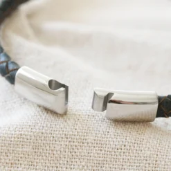 Men's Personalised Antiqued Woven Leather Bracelet 15 Men's Personalised Antiqued Woven Leather Bracelet -Jellycat Christmas Store mens personalised antiqued woven leather bracelet 0v8a6867 900x900 1