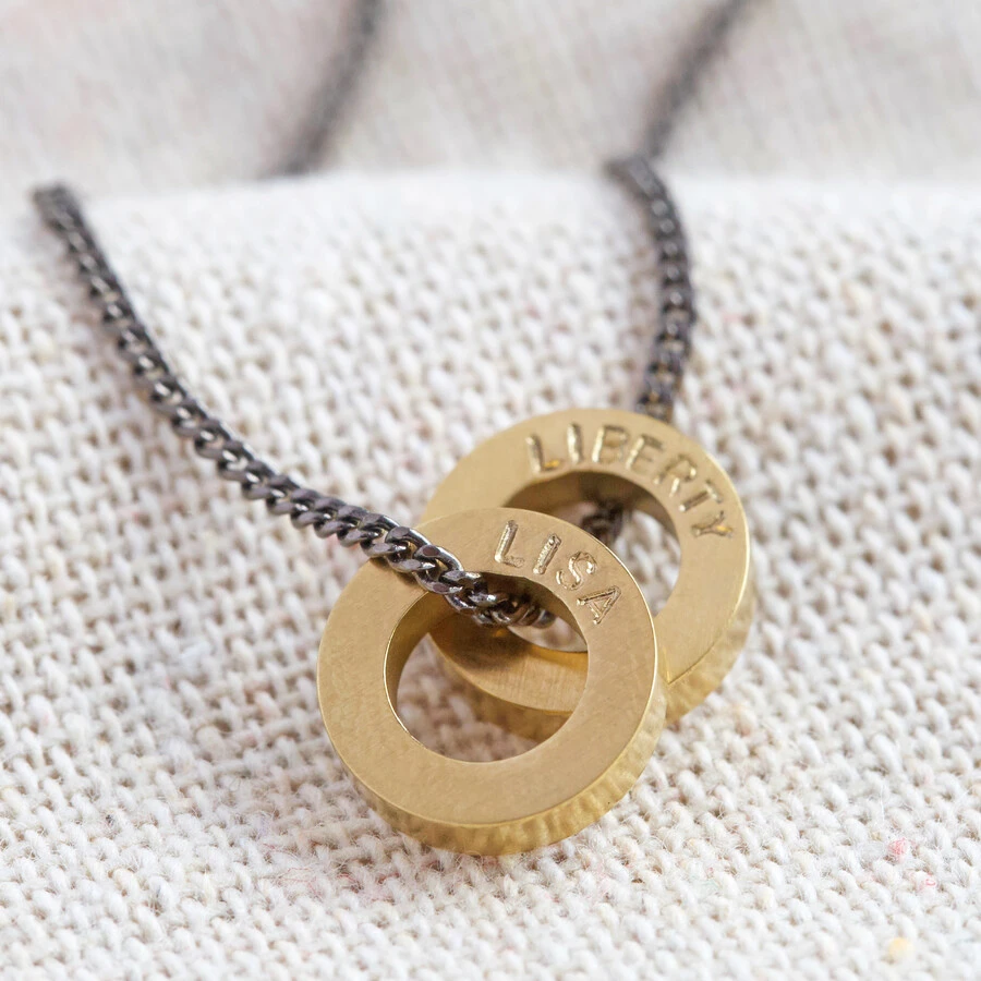 Men's Personalised Mixed Metal 'Family' Bead Necklace 10 Men's Personalised Mixed Metal 'Family' Bead Necklace - Image 8