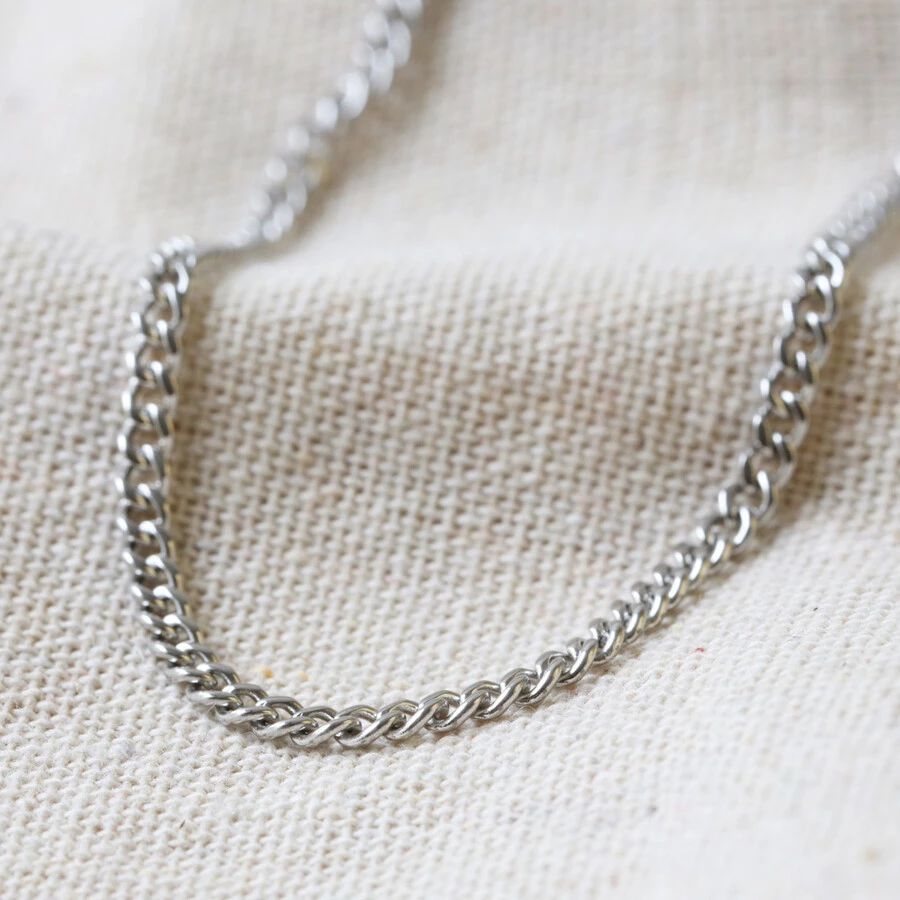 Men's Stainless Steel Curb 'Connell's Chain' Necklace 4 Men's Stainless Steel Curb 'Connell's Chain' Necklace - Image 2