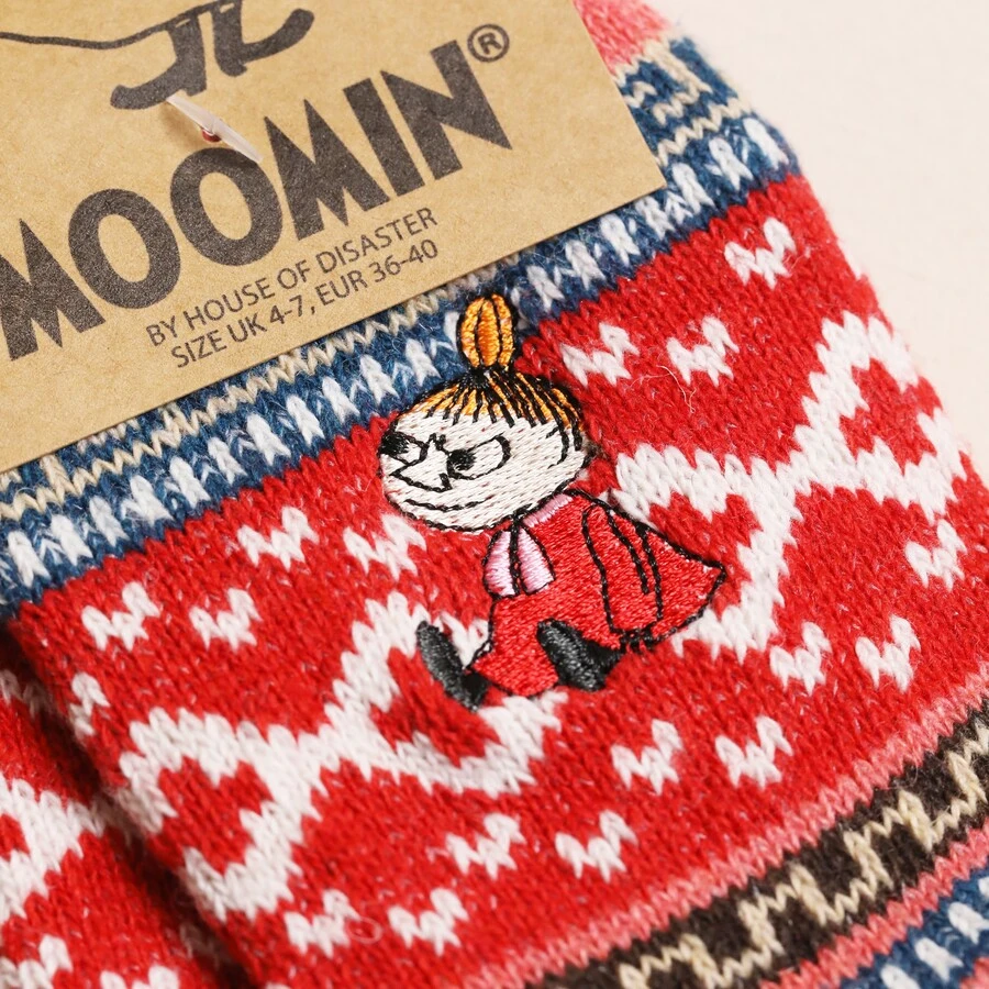 House Of Disaster Moomin Fair Isle Little My Socks 4 House Of Disaster Moomin Fair Isle Little My Socks - Image 2