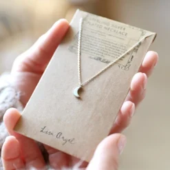 Opal Moon Charm Necklace In Silver -Jellycat Christmas Store opal moon charm necklace silver 4x3a1979 900x900 1