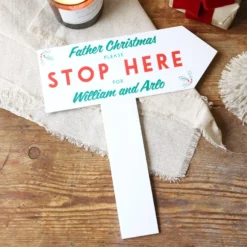 Personalised Acrylic Father Christmas Please Stop Here Sign 14 Personalised Acrylic Father Christmas Please Stop Here Sign -Jellycat Christmas Store personalised acrylic father christmas please stop here sign 0v8a8093 900x900 1