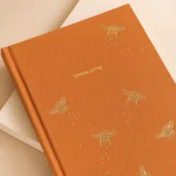 Personalised Bee Fabric Notebook -Jellycat Christmas Store personalised bee fabric notebook 0v8a28648 2 900x900 1