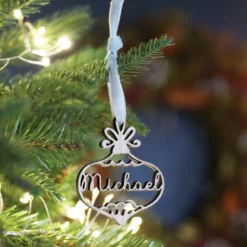 Personalised Cut Wooden Bauble Decoration -Jellycat Christmas Store personalised cut wooden bauble decoration 4x3a1238 900x900 1