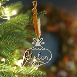 Personalised Cut Wooden Bauble Decoration -Jellycat Christmas Store personalised cut wooden bauble decoration 4x3a1244 900x900 1