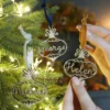 Personalised Cut Wooden Bauble Decoration