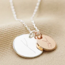 Personalised Family Constellation Disc Charm Necklace -Jellycat Christmas Store personalised family constellation disc charm necklace 4x3a4226 900x900 1