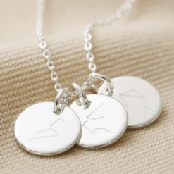 Personalised Family Constellation Disc Charm Necklace -Jellycat Christmas Store personalised family constellation disc charm necklace 4x3a4240 900x900 1