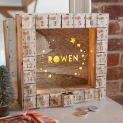 Personalised Fill Your Own Wooden Stars Advent Calendar Light Box -Jellycat Christmas Store personalised fill your own wooden stars advent calendar light box 0v8a5781 900x900 1