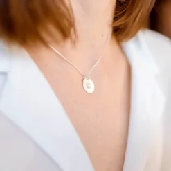 Personalised Hand-Stamped Disc Pendant Necklace -Jellycat Christmas Store personalised hand stamped disc pendant necklace cropped 10 900x900 1