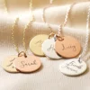Personalised Mixed Metal Disc Charm Necklace 2 Personalised Mixed Metal Disc Charm Necklace -Jellycat Christmas Store personalised mixed metal disc charm necklace 4x3a0073 1 900x900 1