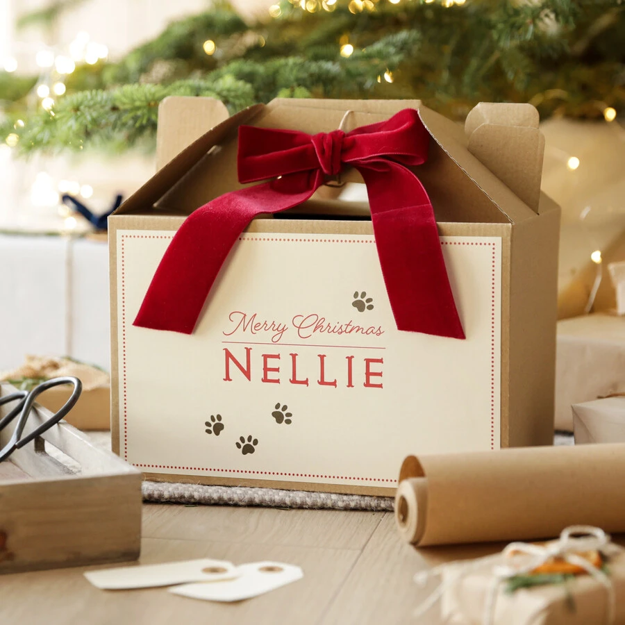 Personalised Pet Christmas Gift Box 3 Personalised Pet Christmas Gift Box