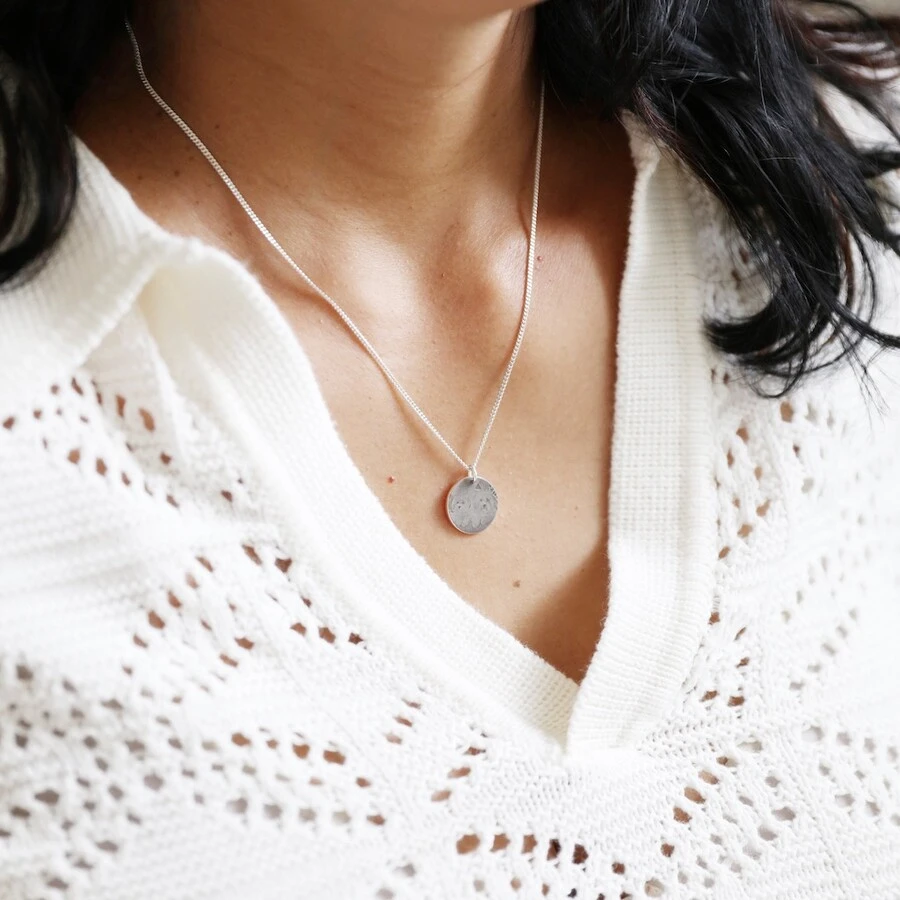 Personalised Pet Photo Sterling Silver Disc Necklace 5 Personalised Pet Photo Sterling Silver Disc Necklace - Image 3