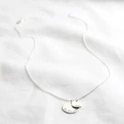 Personalised Sterling Silver Double Disc Charm Necklace 20 Personalised Sterling Silver Double Disc Charm Necklace -Jellycat Christmas Store personalised sterling silver double disc charm necklace 0v8a0825 900x900 1