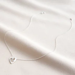 Personalised Sterling Silver Double Heart Outline Necklace -Jellycat Christmas Store personalised sterling silver double heart outline necklace o21a8532 900x900 1