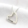 Personalised Sterling Silver Heart Outline Necklace -Jellycat Christmas Store personalised sterling silver heart outline necklace 0v8a4180 900x900 1