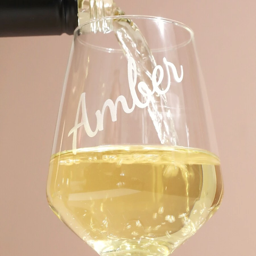 Personalised Wine Glass With Name 5 Personalised Wine Glass With Name - Image 3