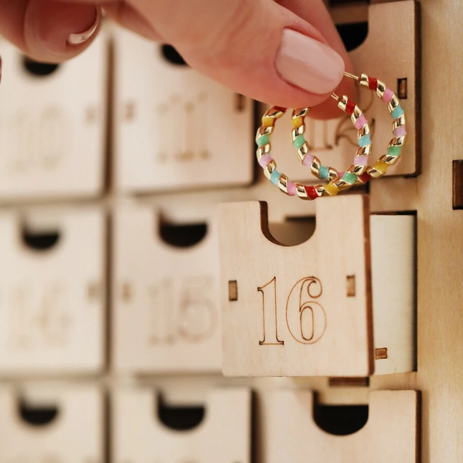 Personalised Wooden Forest Cutout Advent Calendar 10 Personalised Wooden Forest Cutout Advent Calendar - Image 8