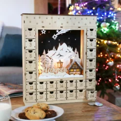 Personalised Wooden Winter Scene Advent Calendar 11 Personalised Wooden Winter Scene Advent Calendar -Jellycat Christmas Store personalised wooden winter scene advent calendar 0v8a1760 2 900x900 1