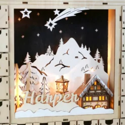 Personalised Wooden Winter Scene Advent Calendar 13 Personalised Wooden Winter Scene Advent Calendar -Jellycat Christmas Store personalised wooden winter scene advent calendar 0v8a1760 900x900 1